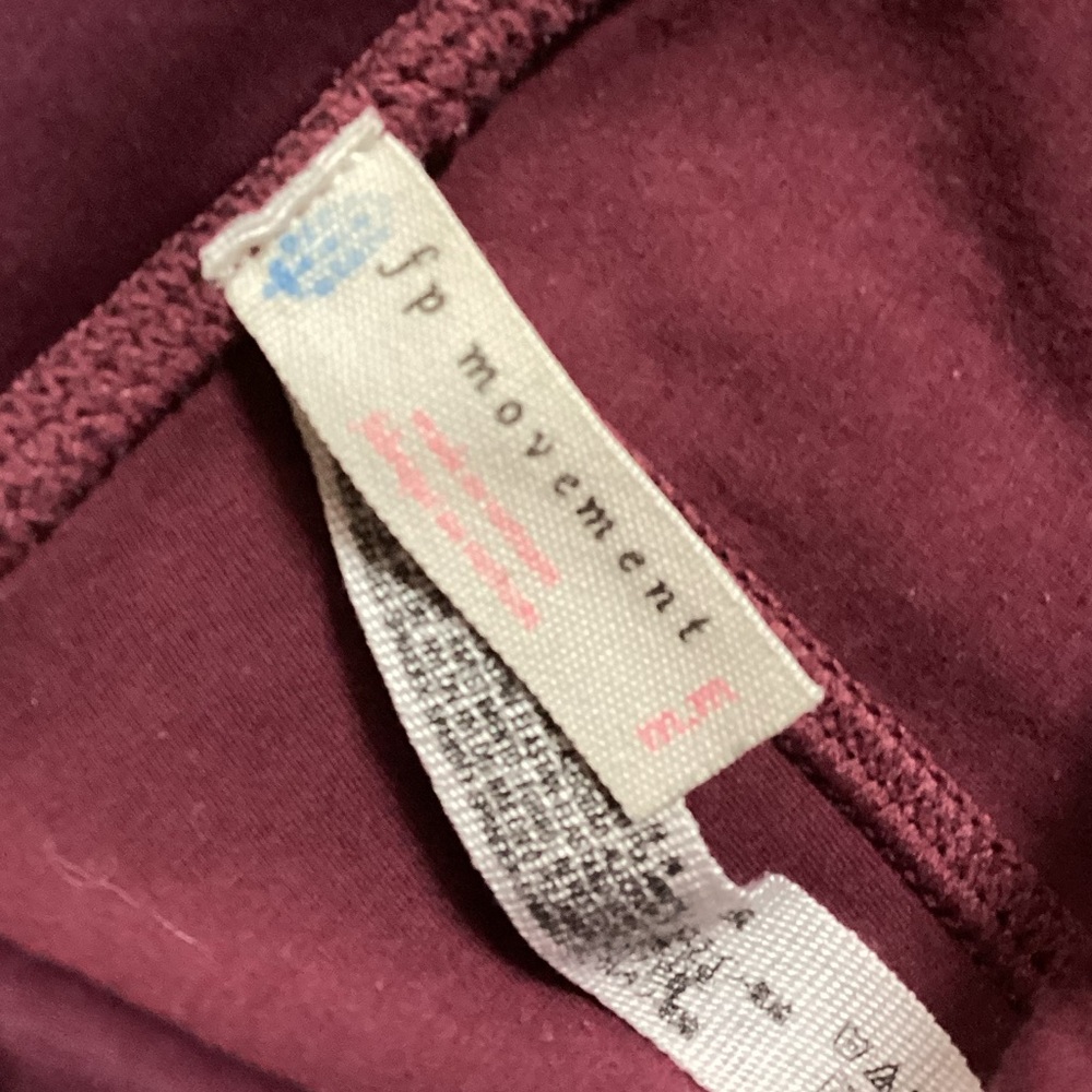 Free People Movement “city slicker” Moto Purple Leggings M - Picture 5 of 5